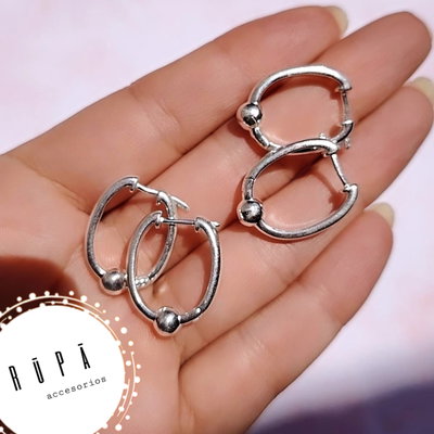 Argollas Carol plata925 