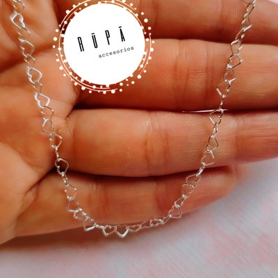 Gargantilla Corazones plata925 