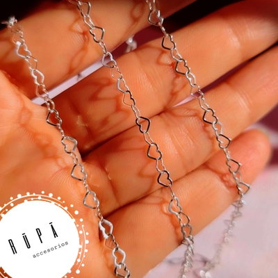 Pulsera Corazones plata925 