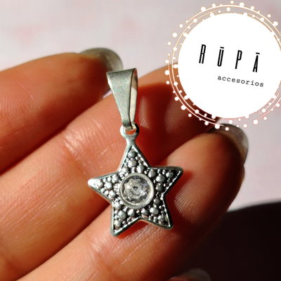 Dije estrella plata925