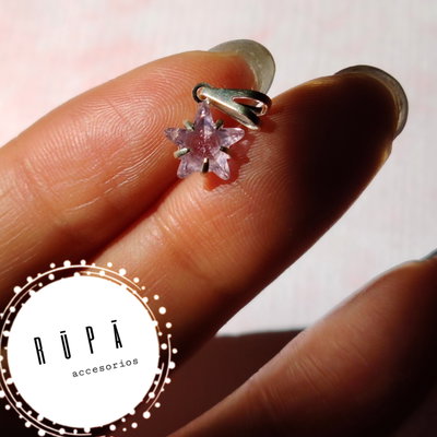 Dije estrellitas plata925