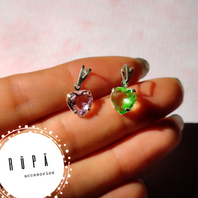 Dije corazón plata925