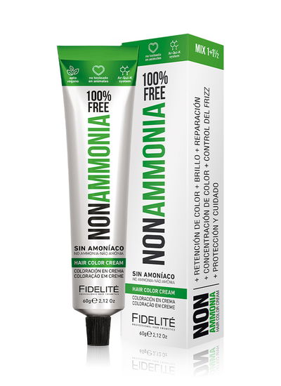 TINTURA EN CREMA NON AMMONIA 100% FREE x 60gr