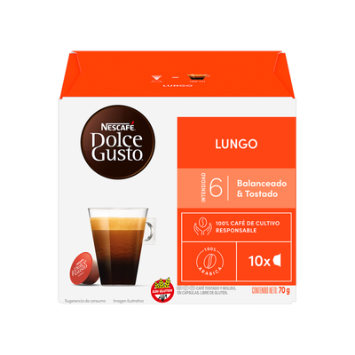 DDOLCE GUSTO CAPSULAS X10 LUNGO