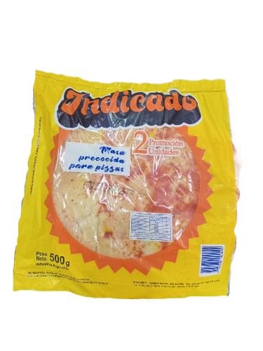 INDICADO PREPIZZA X 2 UNIDADES