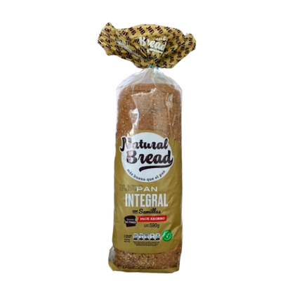 PAN DE MESA INTEGRAL NATURAL BREAD 590 GR