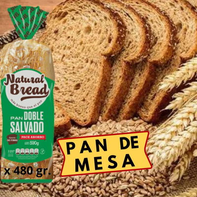 PAN DE MESA SALVADO NATURAL BREAD 480 GR