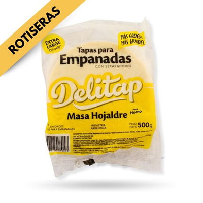 TAPAS EMPANADAS HOJALDRE DELITAP X DOCENA