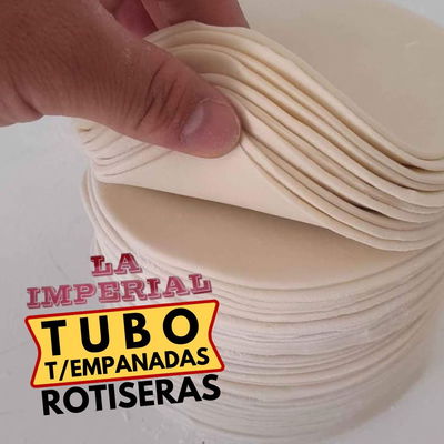 TUBO T/EMPANADAS ROTISERAS CRIOLLAS IMPERIAL X 5 DOCENAS