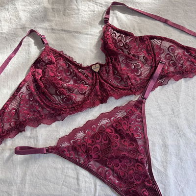 Conjunto Cherry con aro