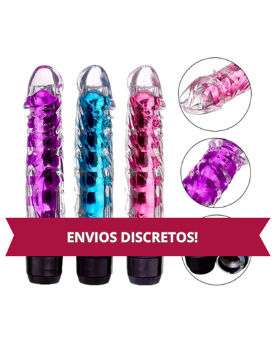 Vibrador con silicona