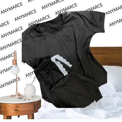 Pijama soft Negro