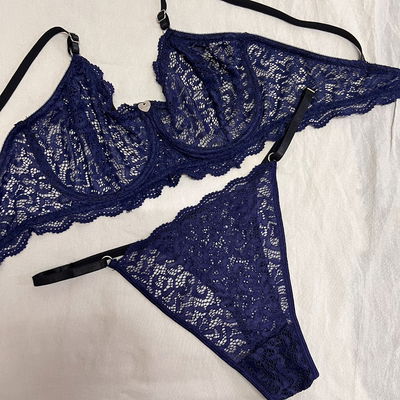 Conjunto Azul con aro