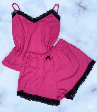 Pijama 2 piezas Morley Fucsia