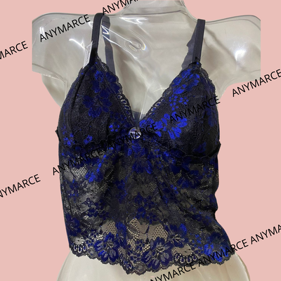 Top Flower Azul