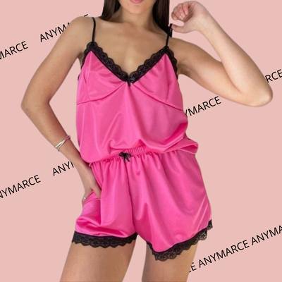 Pijama 2 piezas Clasic Fucsia