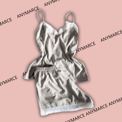 Pijama 2 piezas Morley Gris claro