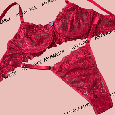 Conjunto Clasic con aro Rojo