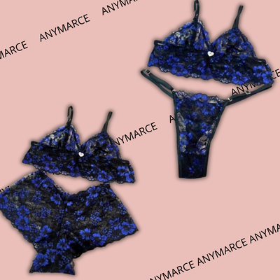 Conjunto Tina Flower Azul