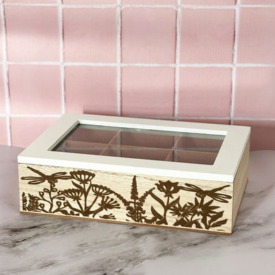 Caja de te 6 divisiones