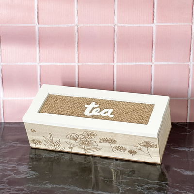 Caja de te 3 divisiones