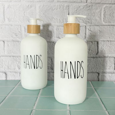 Dispenser hands blanco