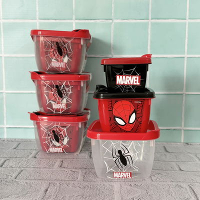 Set x3 tupper SPIDERMAN