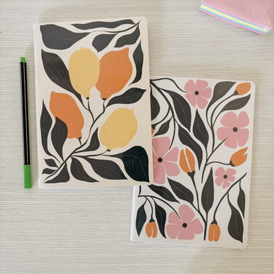 Set cuadernos Flores