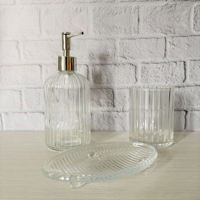 Set baño vidrio