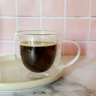 Taza doble vidrio