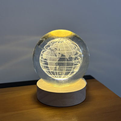 Lampara Led Mapa Mundi