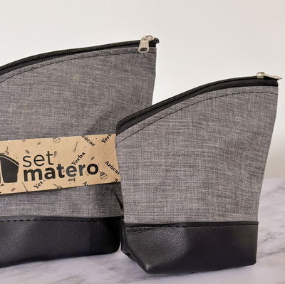 Set yerbera + azucarera negra