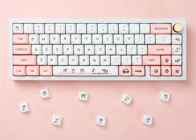 Keycaps PBT MA (XDA) Chi's Cat 125 Keys