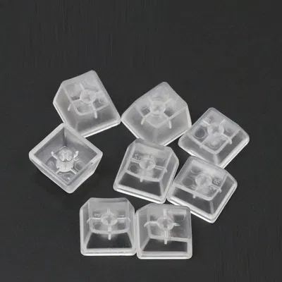 Keycaps transparentes