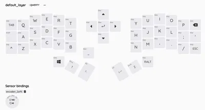 ZMK Corne Standard Combo Teclado Mecanico Inalámbrico