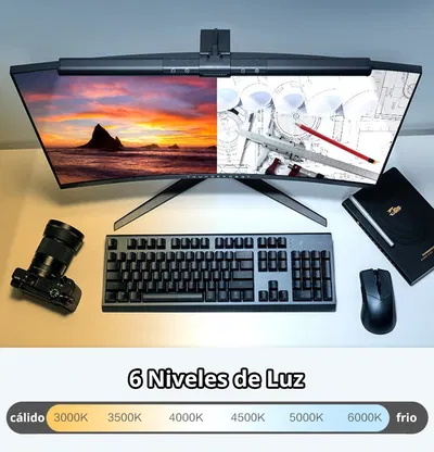 Screenbar Touch Thunderobot Lampara De Luz Led Para Iluminar Monitor