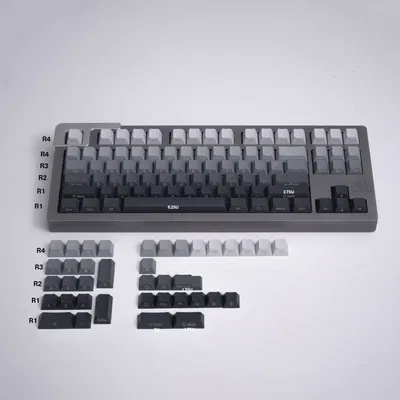Keycaps PBT Cherry Side printed Gradiant 125 Keys NO RGB