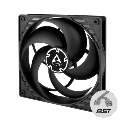 Cooler Arctic P14 PWM PST Negro Blanco