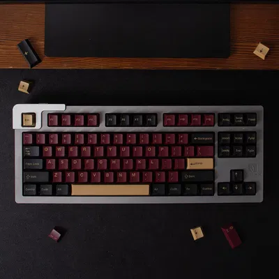 Keycaps ABS Cherry Red Samurai 173 Keys