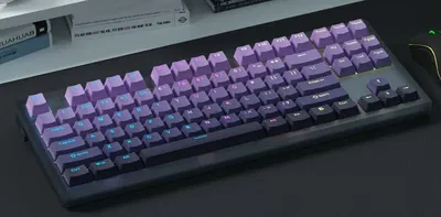 Keycaps PBT OEM Gradiant Purple 130+ Keys