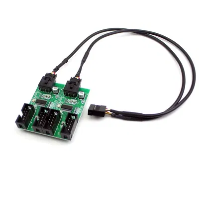 Puerto USB 2.0 Splitter 1 a 4 Hembra