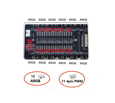 OUTLET Cooler Hub 11 PWM + 12 ARGB