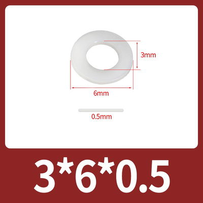 Arandela Nylon M3 M3x6x0.5