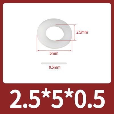 Arandela Nylon M2.5 M2.5x5x0.5