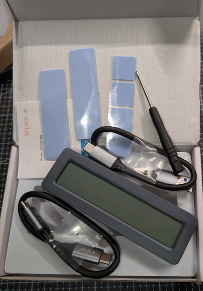 Carry disk aluminio M.2 NVMe/SATA(NGFF) USB 3.2 10gbps