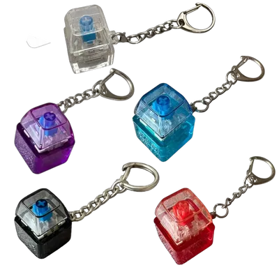 Llavero Keycap con Switch Mecánico con Luz LED