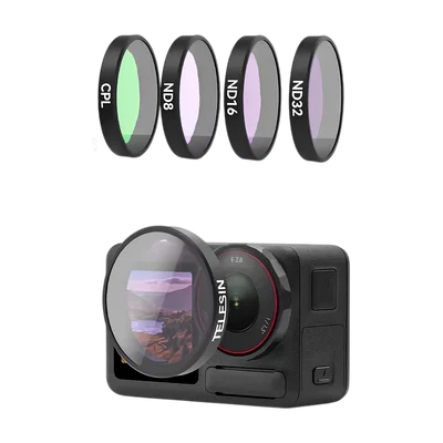 Filtros CPL + ND8/ND16/ND32 para DJI Osmo Action 5 Pro / 4 / 3