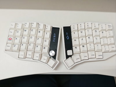 ZMK Sofle OLED Combo Teclado Mecanico Inalámbrico