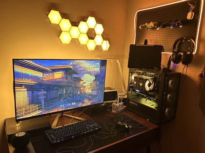 Luces ambientales Gen 2 hexagonal panel led simil nanoleaf cololight