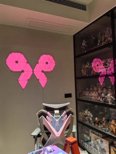 Luces ambientales PRO triangular panel led RGB simil nanoleaf